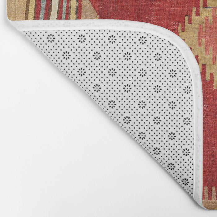 Çal  Antique Turkish Kilim Print Bath Mat Gallery Image 2