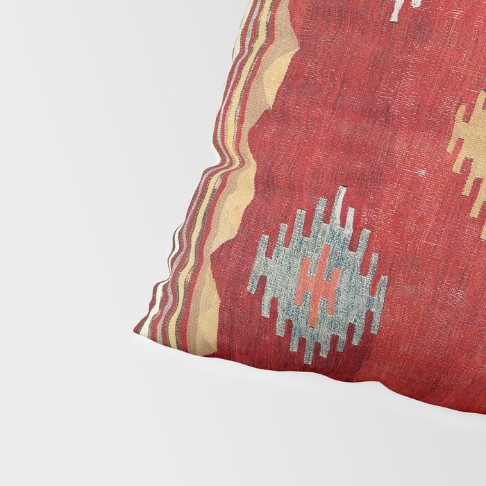 Çal  Antique Turkish Kilim Print Pillow Sham Gallery Image 4