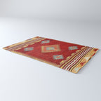 Çal  Antique Turkish Kilim Print Rug Gallery Image 3