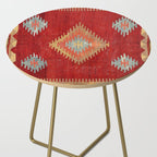 Çal  Antique Turkish Kilim Print Side Table Gallery Image 2