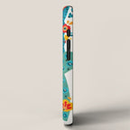 Cactus Garden Acrylic - Teal iPhone Case Gallery Image 2