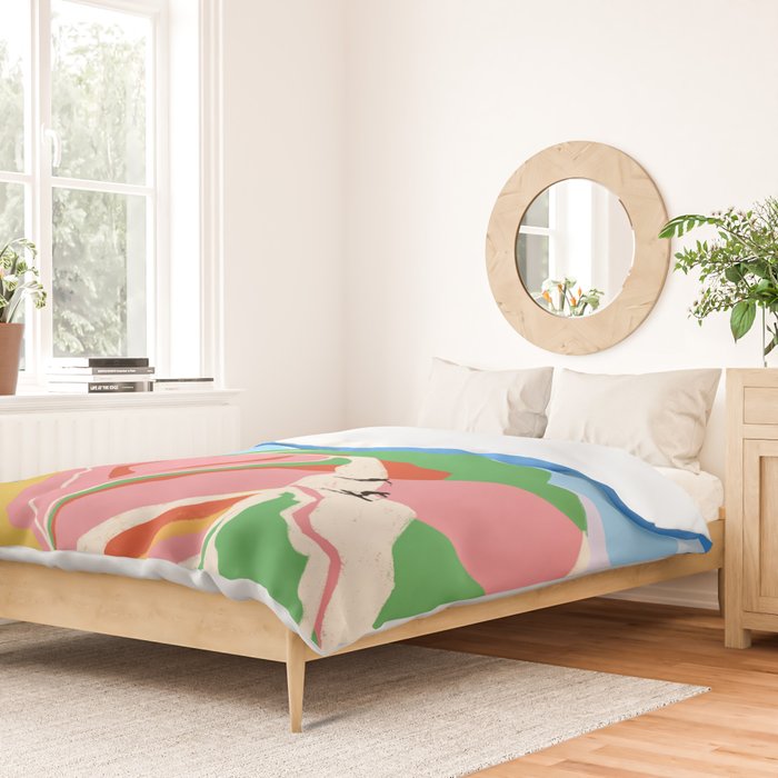 Ski joy Duvet Cover Gallery Image 2