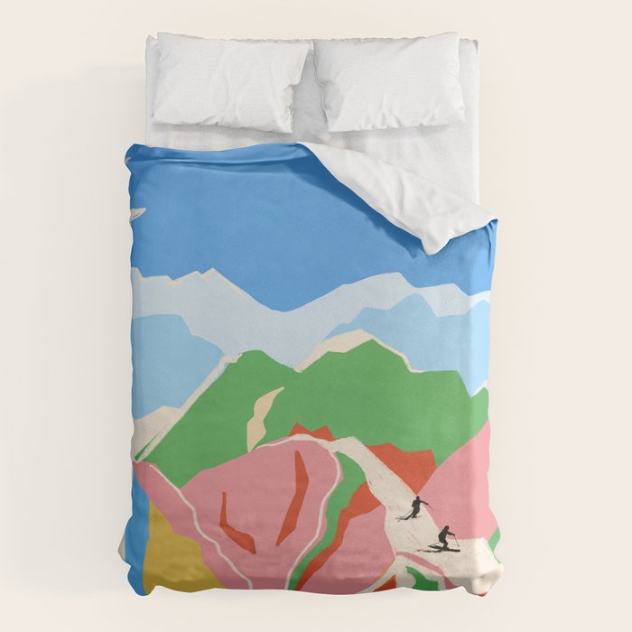 Ski joy Duvet Cover Gallery Image 1