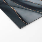 Midnight Marble Deep Ocean Waves Welcome Mat Gallery Image 2