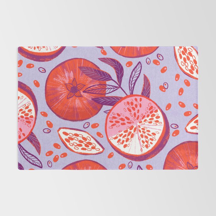 Pomegranate Fruit Still Life Rug Gallery Image 2