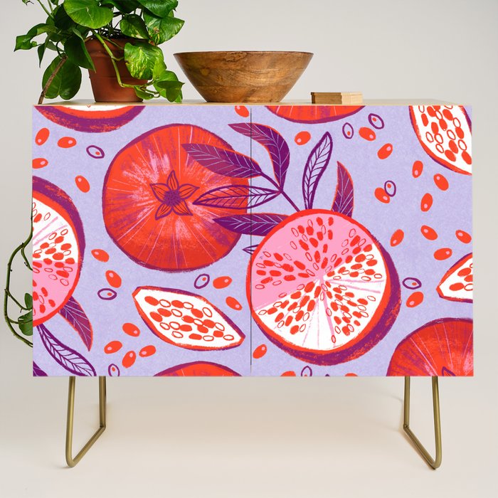 Pomegranate Fruit Still Life Credenza Gallery Image 1