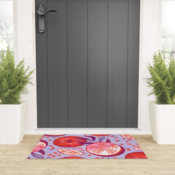 Pomegranate Fruit Still Life Welcome Mat Gallery Image 3