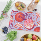 Pomegranate Fruit Still Life Cutting Board Gallery Image 2