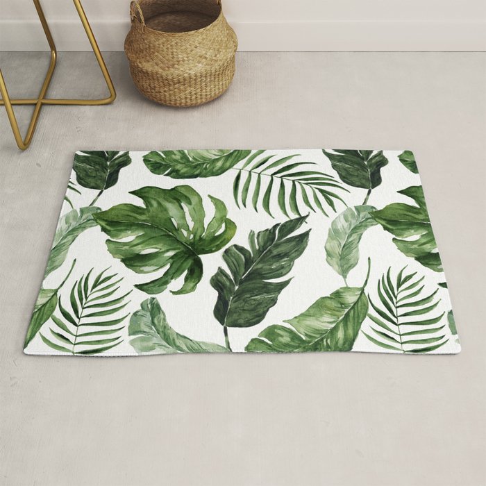 Tropical Leaf Rug Gallery Image 1
