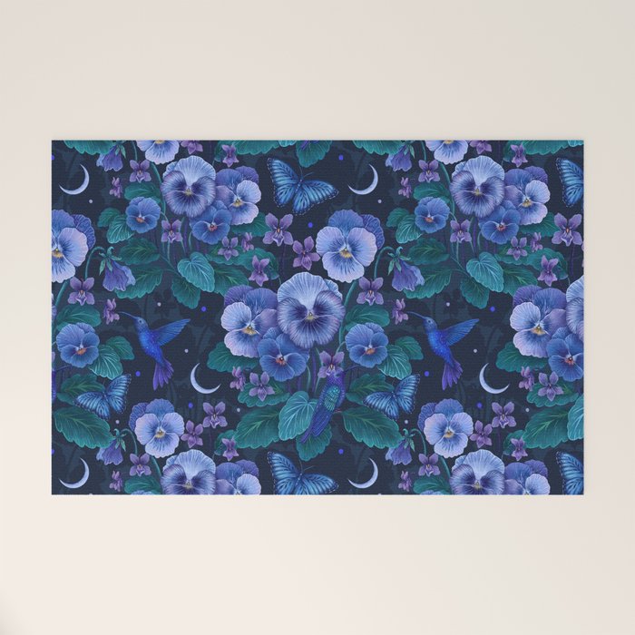Violet - February Flower  Welcome Mat Gallery Image 1