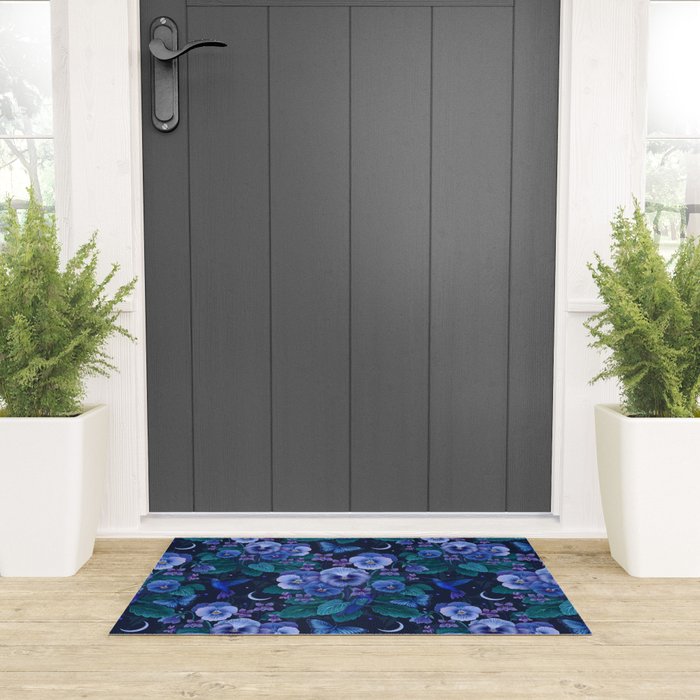 Violet - February Flower  Welcome Mat Gallery Image 3