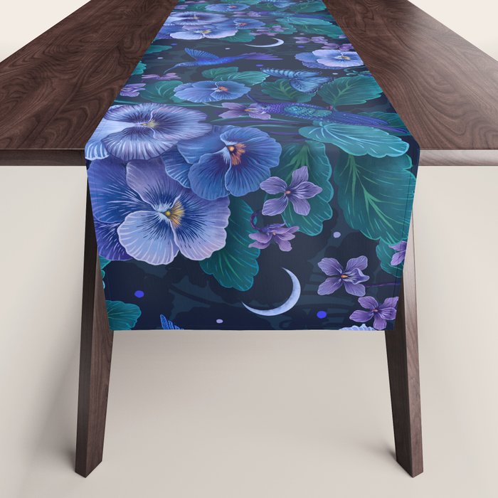 Violet - February Flower  Table Runner Gallery Image 1