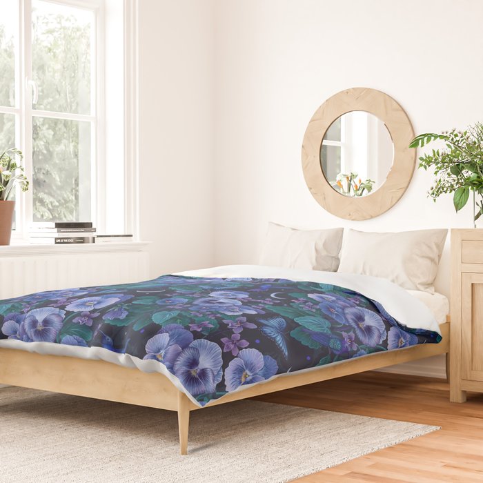Violet - February Flower  Duvet Cover Gallery Image 2
