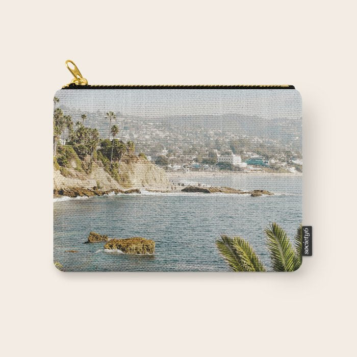 Laguna Beach Print  Carry All Pouch Gallery Image 1