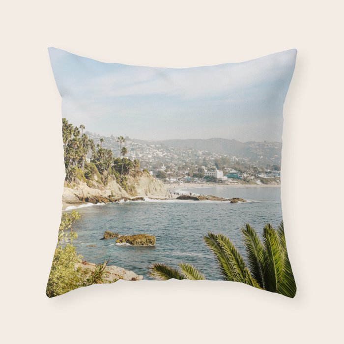 Laguna Beach Print  Throw Pillow Gallery Image 6