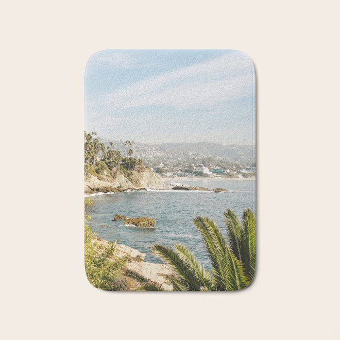 Laguna Beach Print  Bath Mat Gallery Image 1