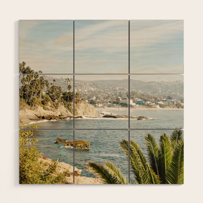 Laguna Beach Print  Wood Wall Art Gallery Image 1