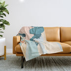 Positano Beach, Italy Throw Blanket Gallery Image 1