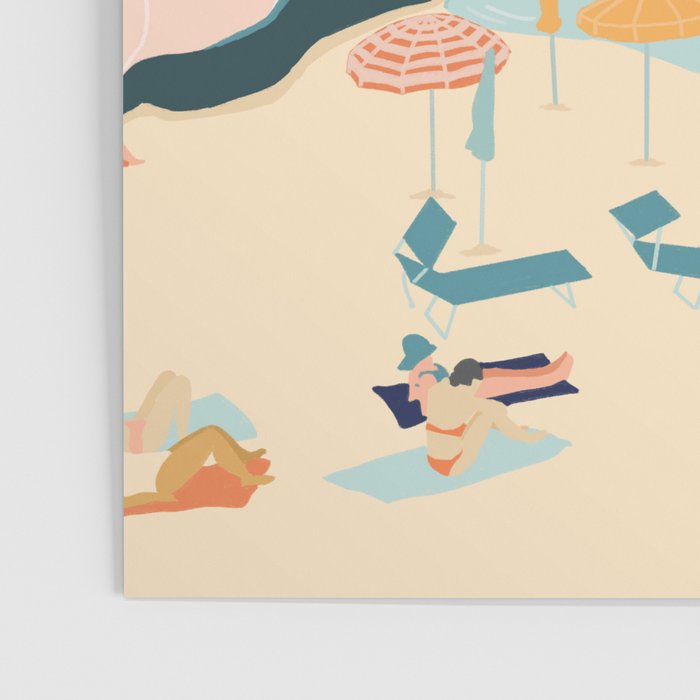 Positano Beach, Italy Poster Gallery Image 3