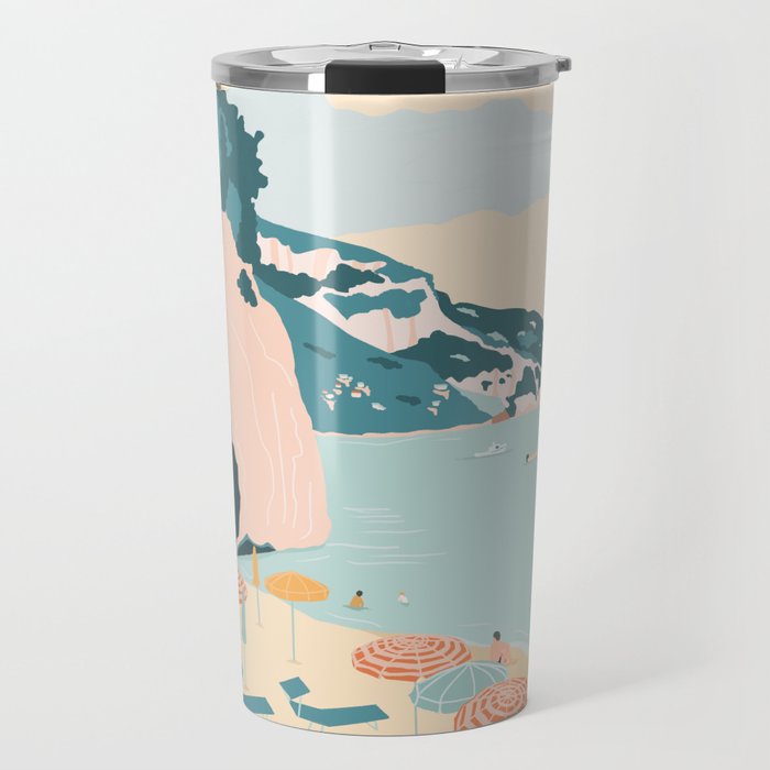 Positano Beach, Italy Travel Mug Gallery Image 1