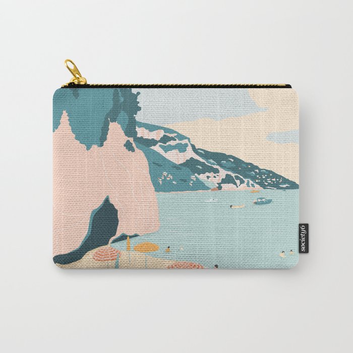 Positano Beach, Italy Carry All Pouch Gallery Image 1