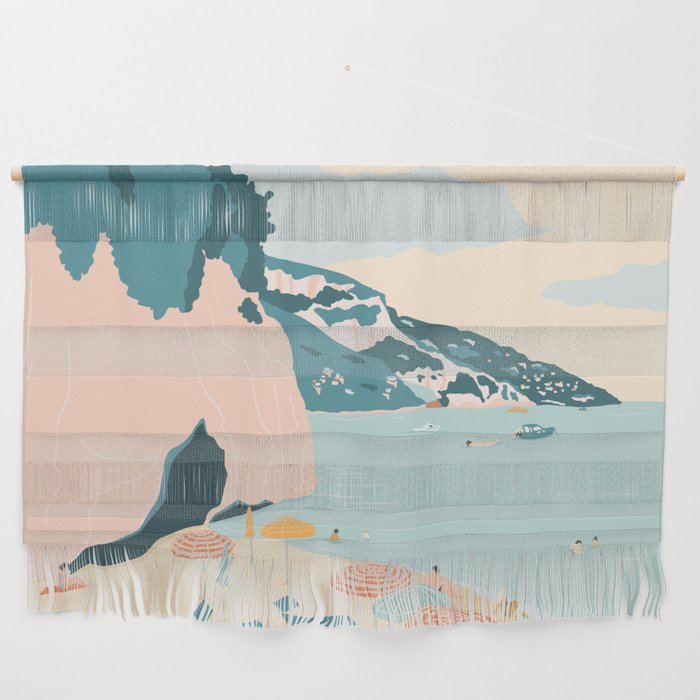 Positano Beach, Italy Wall Hanging Gallery Image 1