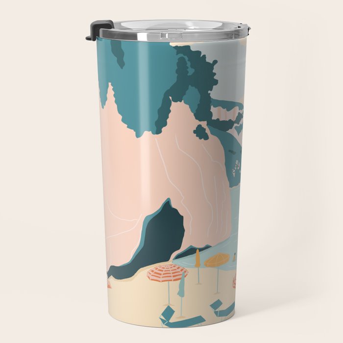 Positano Beach, Italy Travel Mug Gallery Image 3