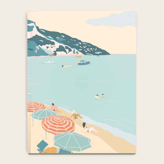 Positano Beach, Italy Notebook Gallery Image 4