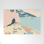 Positano Beach, Italy Welcome Mat Gallery Image 1