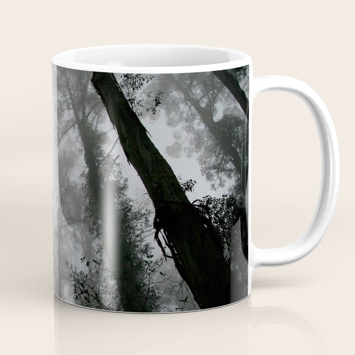 The Dark Forest (Black and White) Coffee Mug