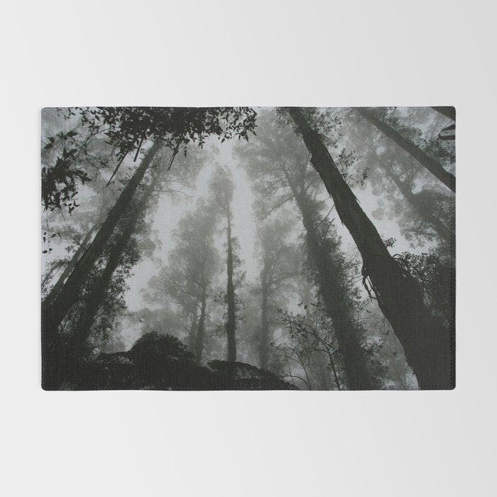 The Dark Forest (Black and White) Rug Gallery Image 2
