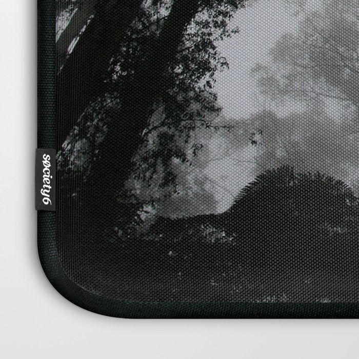 The Dark Forest (Black and White) Laptop Sleeve Gallery Image 3