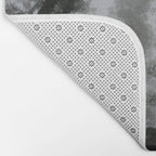 The Dark Forest (Black and White) Bath Mat Gallery Image 2