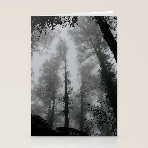 The Dark Forest (Black and White) Stationery Card Gallery Image 1