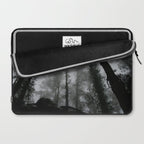 The Dark Forest (Black and White) Laptop Sleeve Gallery Image 2