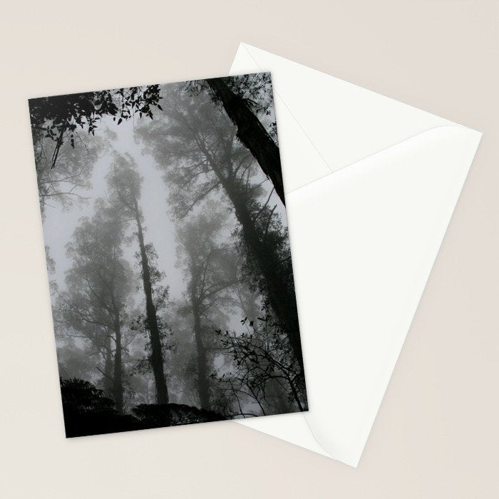 The Dark Forest (Black and White) Stationery Card Gallery Image 2