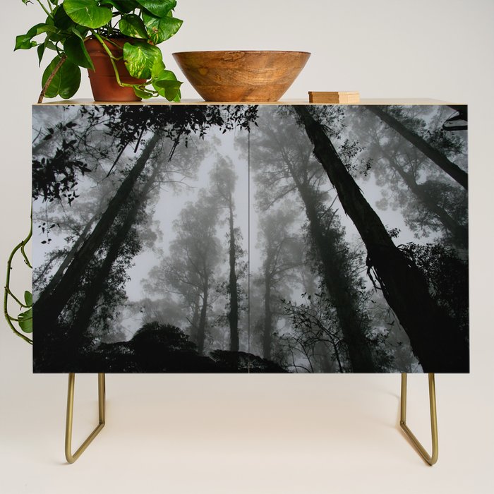 The Dark Forest (Black and White) Credenza Gallery Image 1