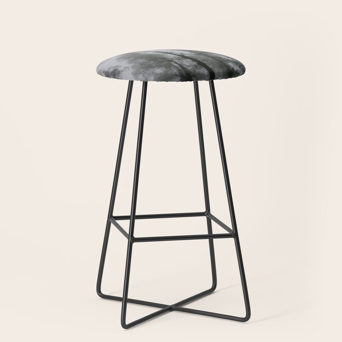 The Dark Forest (Black and White) Stool Gallery Image 1