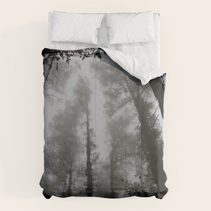 The Dark Forest (Black and White) Comforter Gallery Image 1