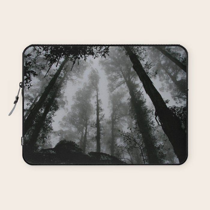 The Dark Forest (Black and White) Laptop Sleeve Gallery Image 1
