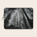 The Dark Forest (Black and White) Laptop Sleeve Gallery Image 1