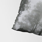 The Dark Forest (Black and White) Pillow Sham Gallery Image 4