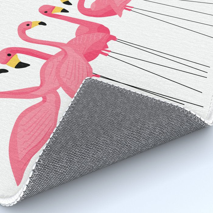 Cuban Pink Flamingos Rug Gallery Image 4