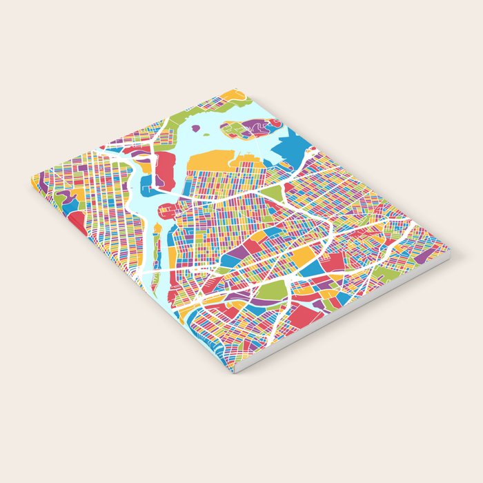 New York City Street Map Notebook Gallery Image 1