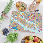 New York City Street Map Cutting Board Gallery Image 2