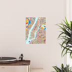 New York City Street Map Poster Gallery Image 2