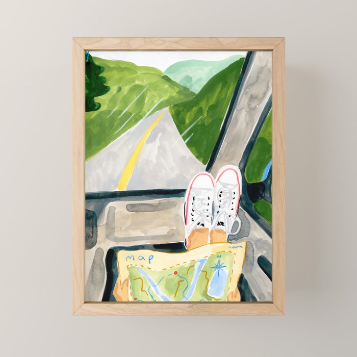 Road Trip Mini Art Print Gallery Image 1