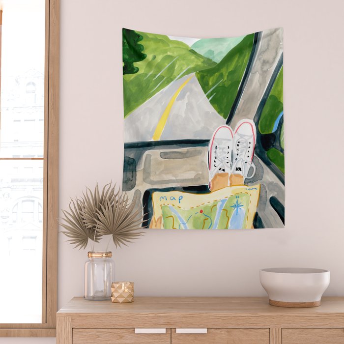 Road Trip Wall Tapestry Gallery Image 2