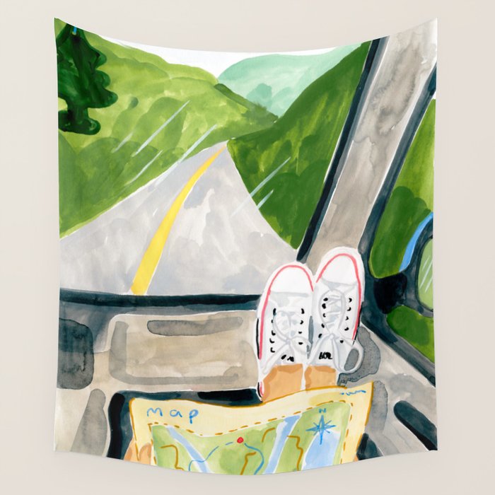 Road Trip Wall Tapestry Gallery Image 4