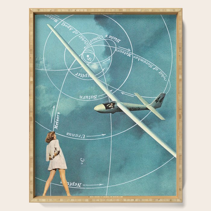 Longing (to travel again) Serving Tray Gallery Image 1